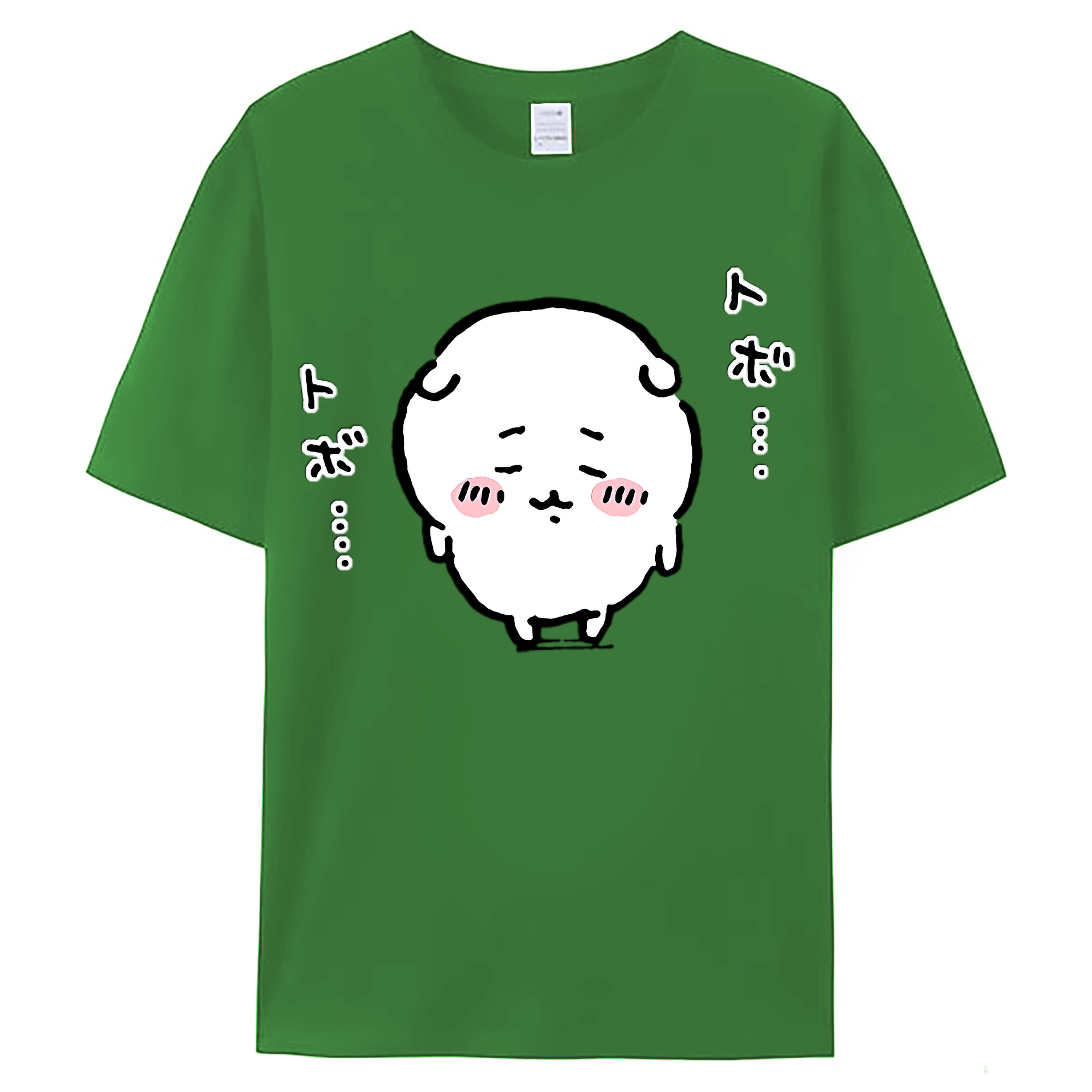 （画像用） ちいかわ ちいかわ Chii-kawa chiikawa レディースカジュアルプリントTシャツ（綿100％）